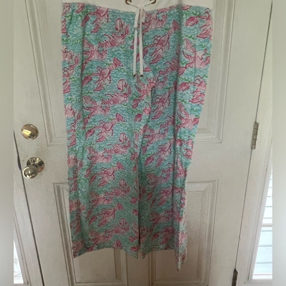 Lilly Pulitzer Lobster Linen Beach Pants